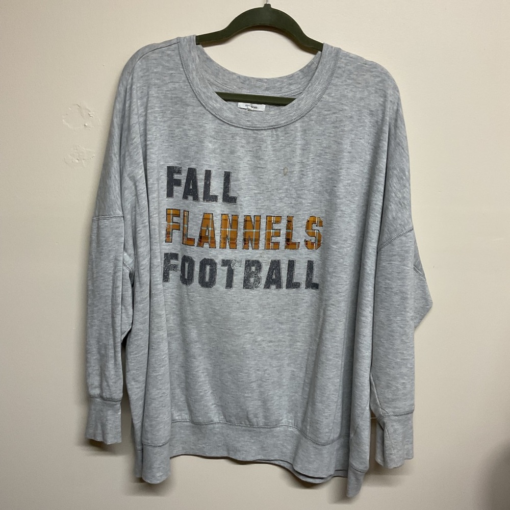 Maurices Gray Graphic Women's Sweatshirt